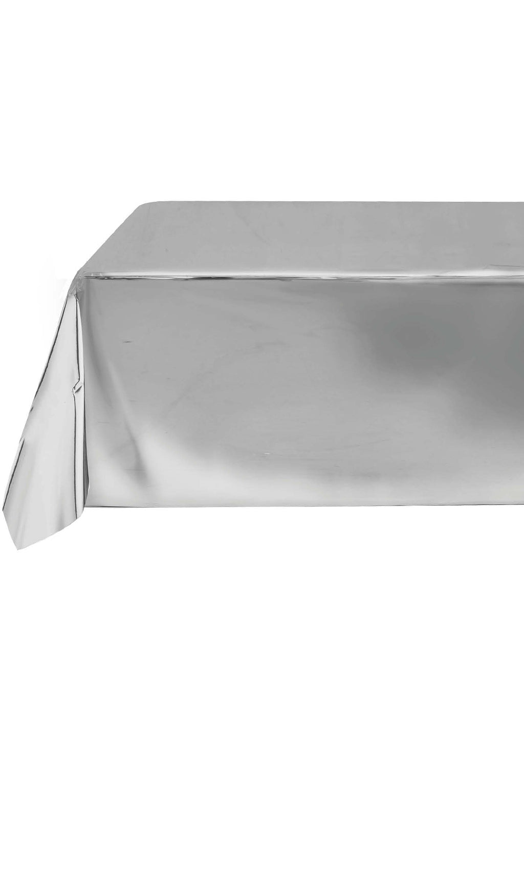 Tischdecke Metallic Silber