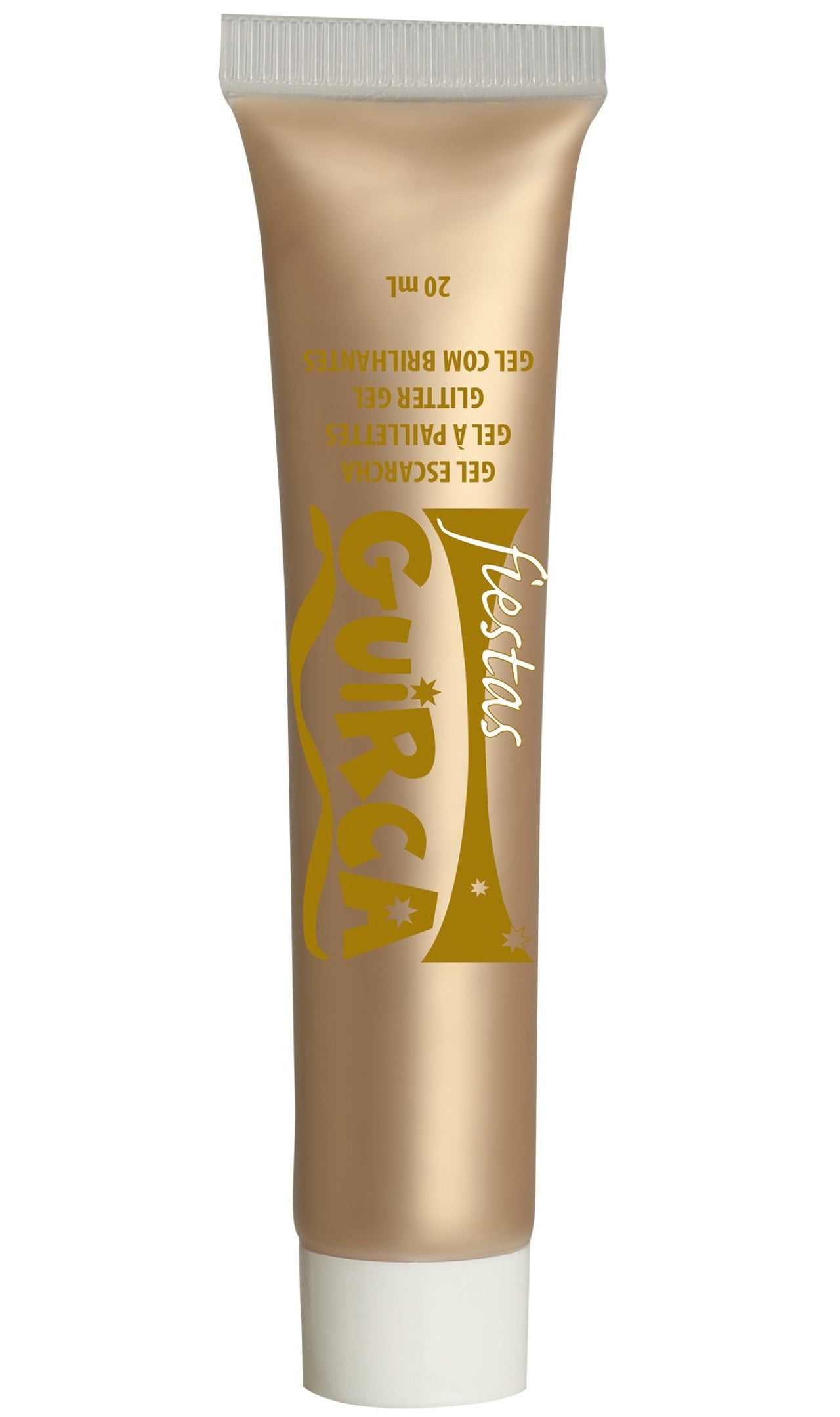 Glitter Gel gold Tube 20ml