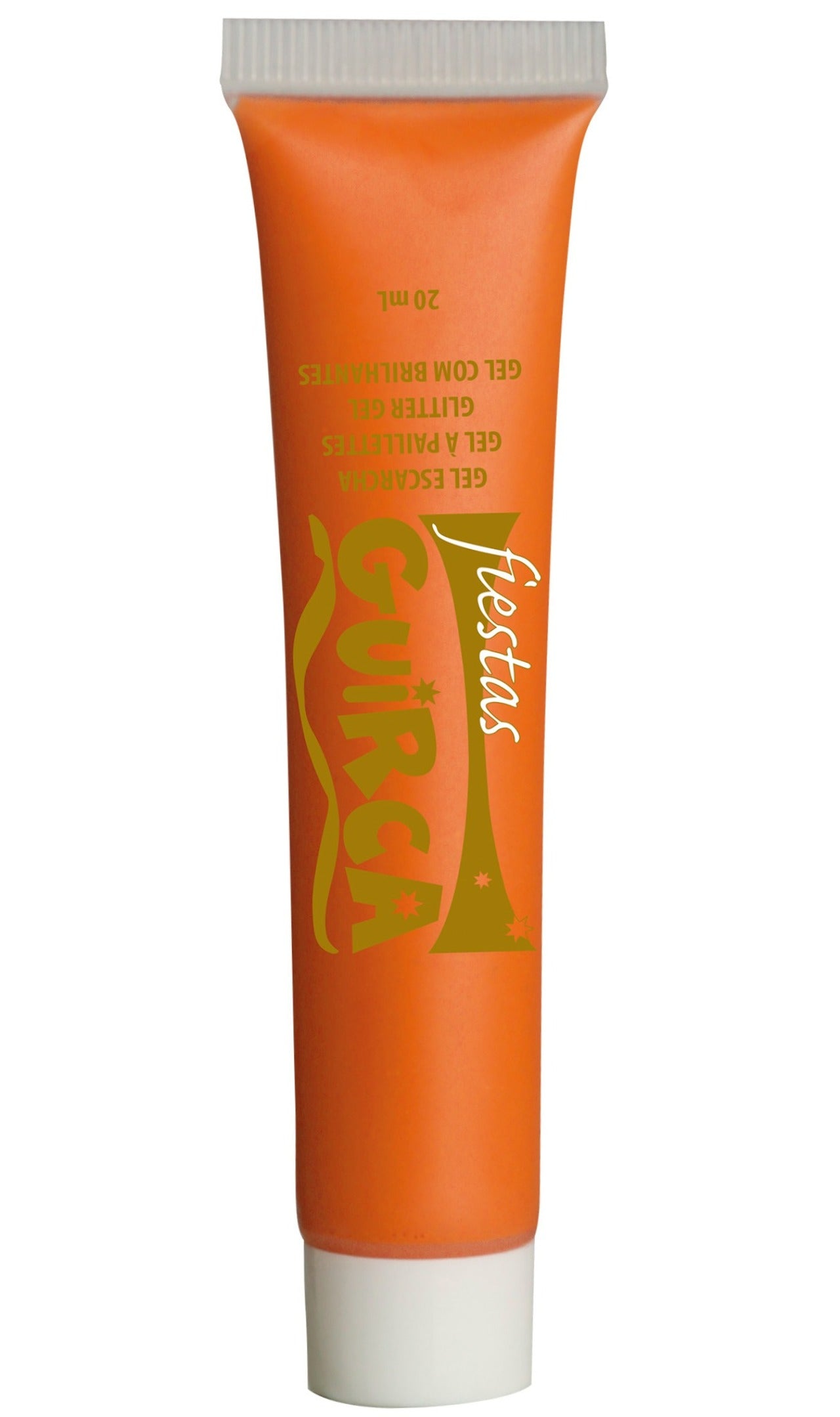 Glitter Gel orange Tube 20ml