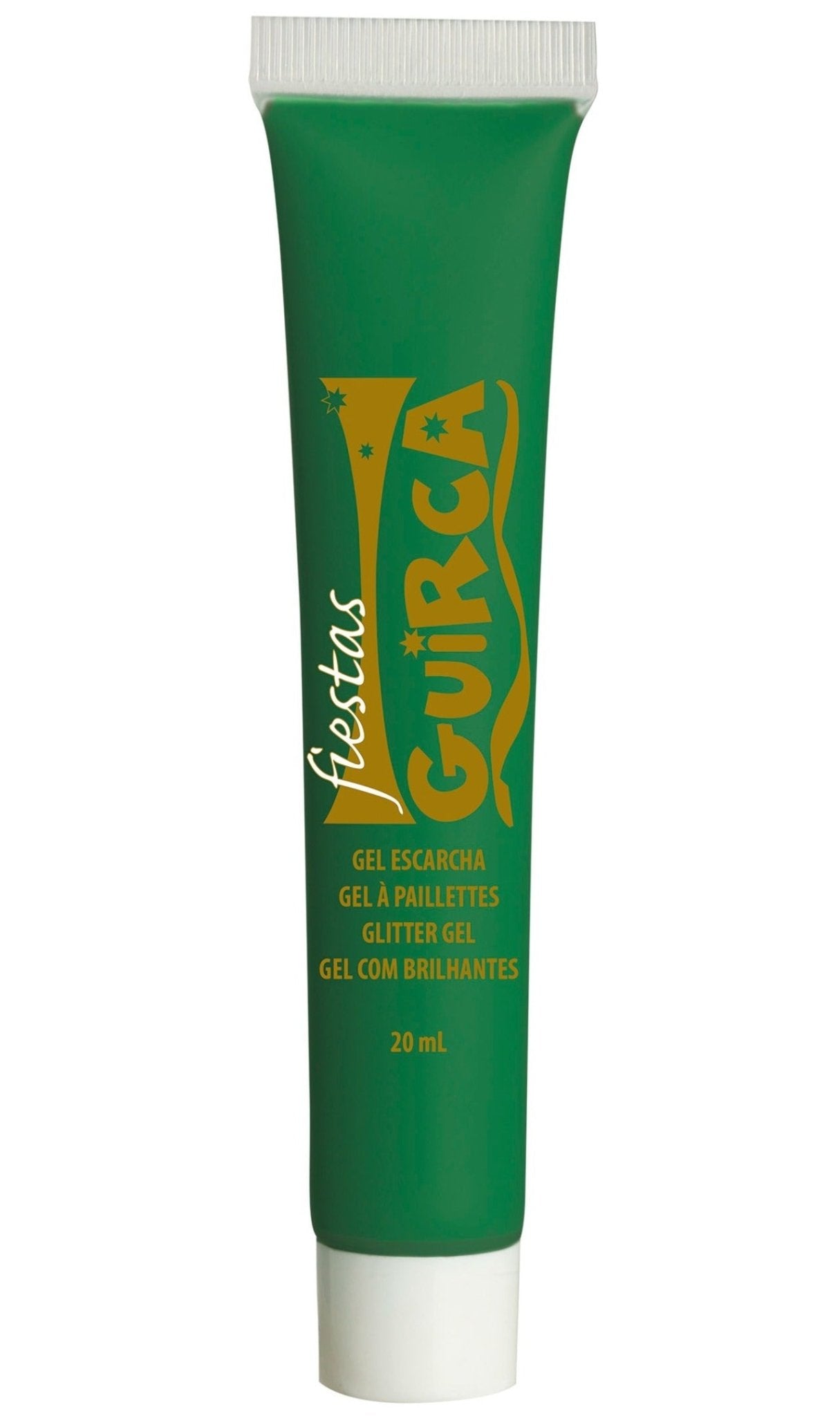 Glitter Gel dunkelgrün Tube 20ml