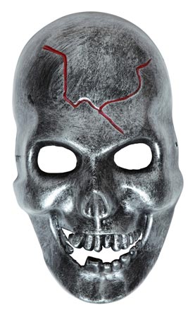 Maske aus Metallimitat