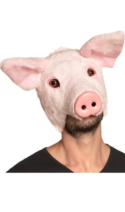 Schwein Maske flauschig