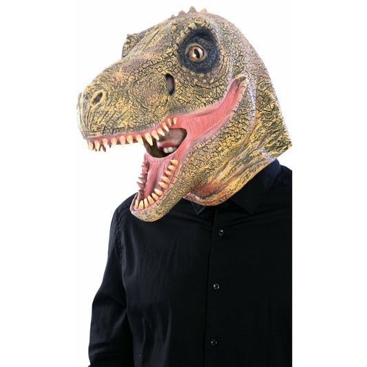 Máscara de látex de Dinosaurio Hambriento | Don Disfraz