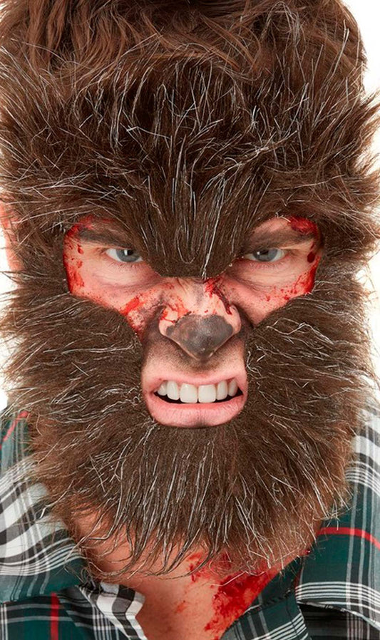 Pelzige Werwolf-Maske