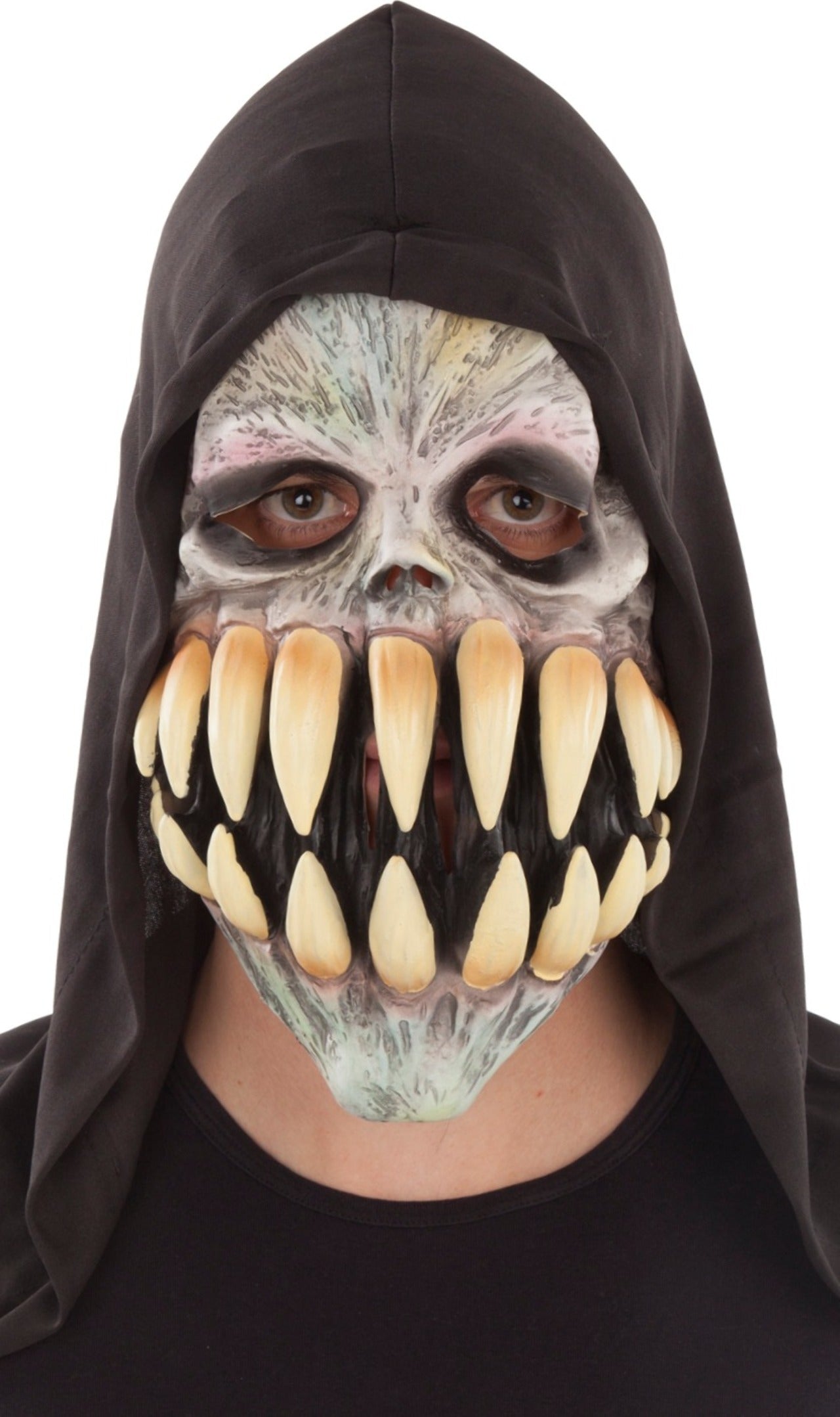 Totenkopf Kannibale Maske aus Latex