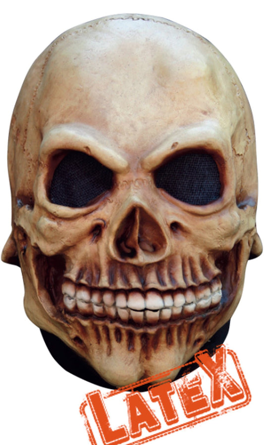 Totenkopf Makaber Latex Maske