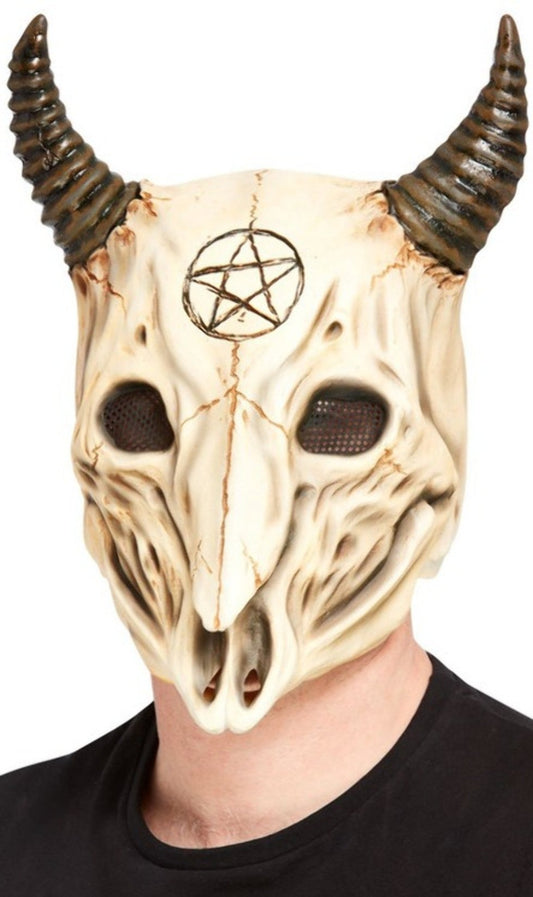 Satanische Schafbock Maske Latex