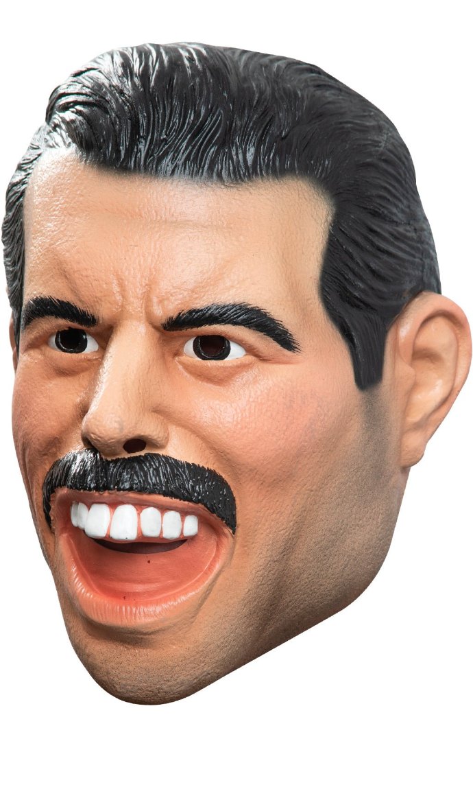 Freddie Mercury Maske aus Latex