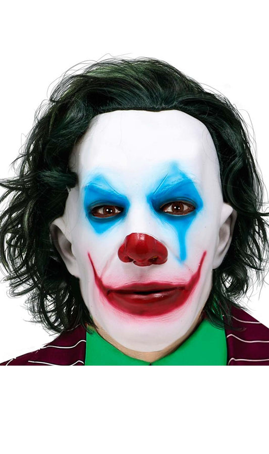 Traurige Joker Maske aus Latex