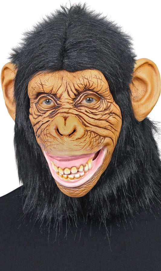 Lustige Affe Maske aus Latex