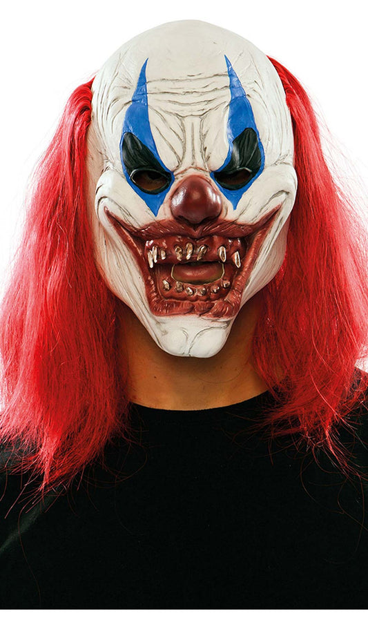 Satanische Clown Maske aus Latex