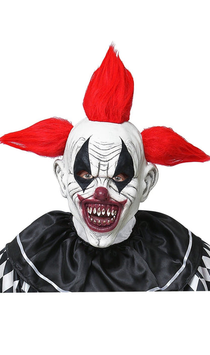 Schreckliche Clown Maske aus Latex