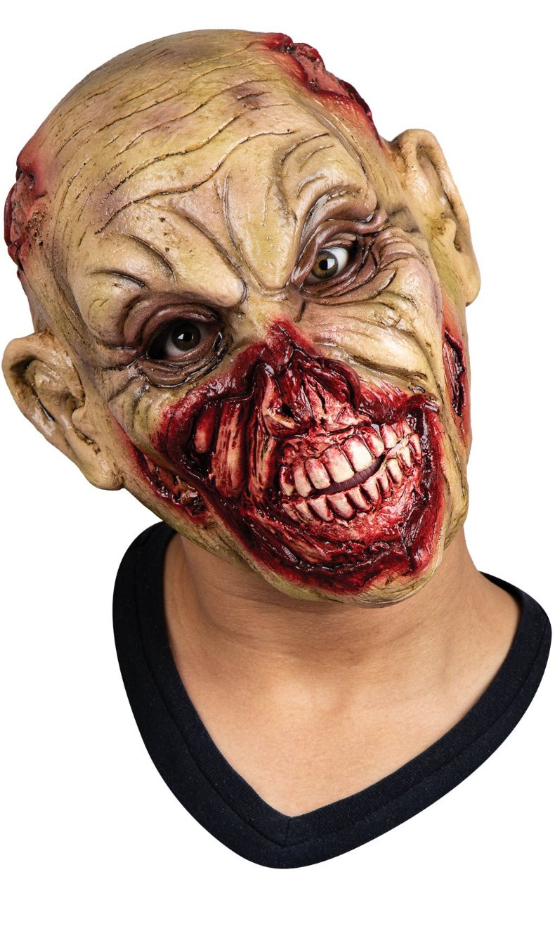 Blutige Zombie-Latexmaske