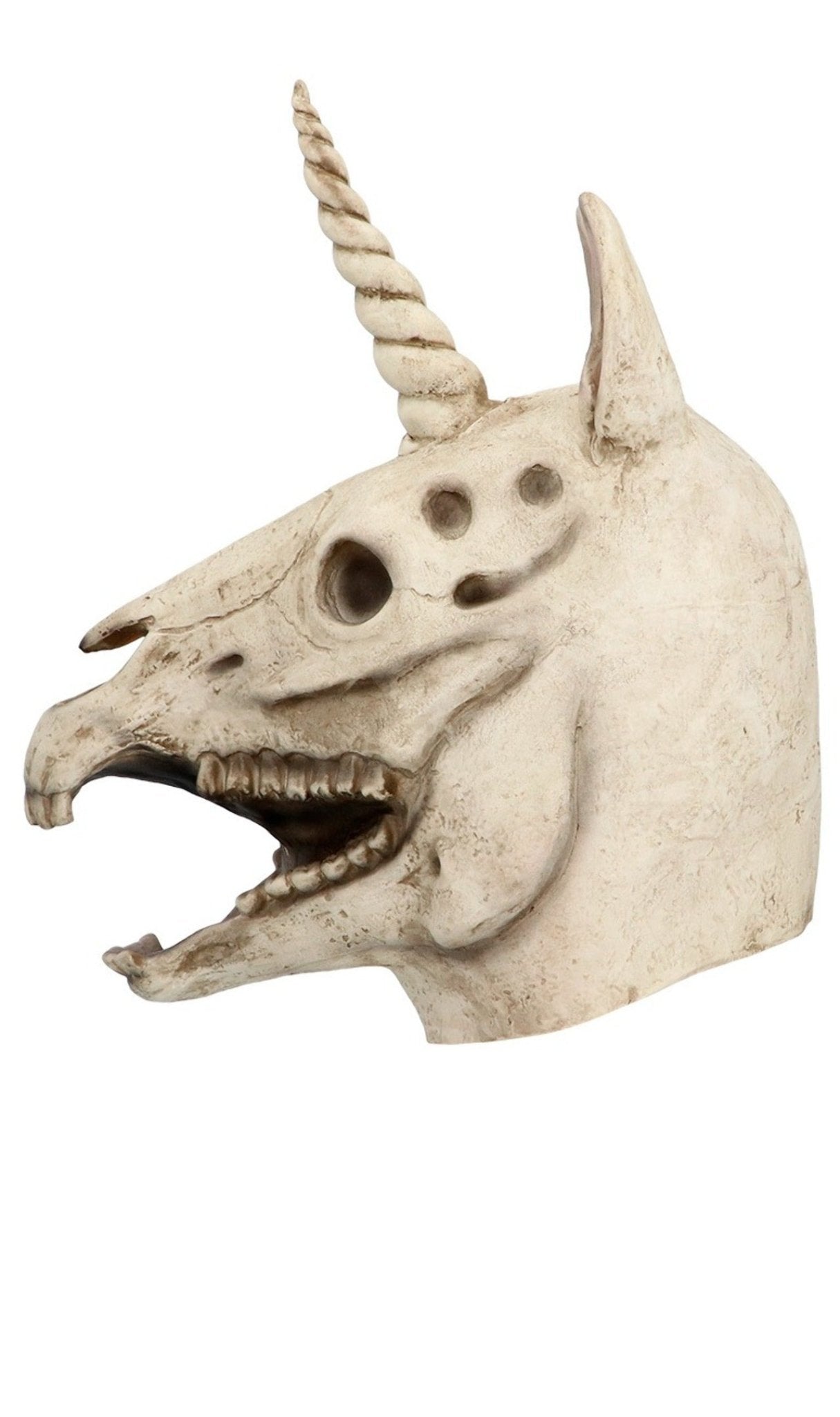 Einhorn Skelett Latexmaske