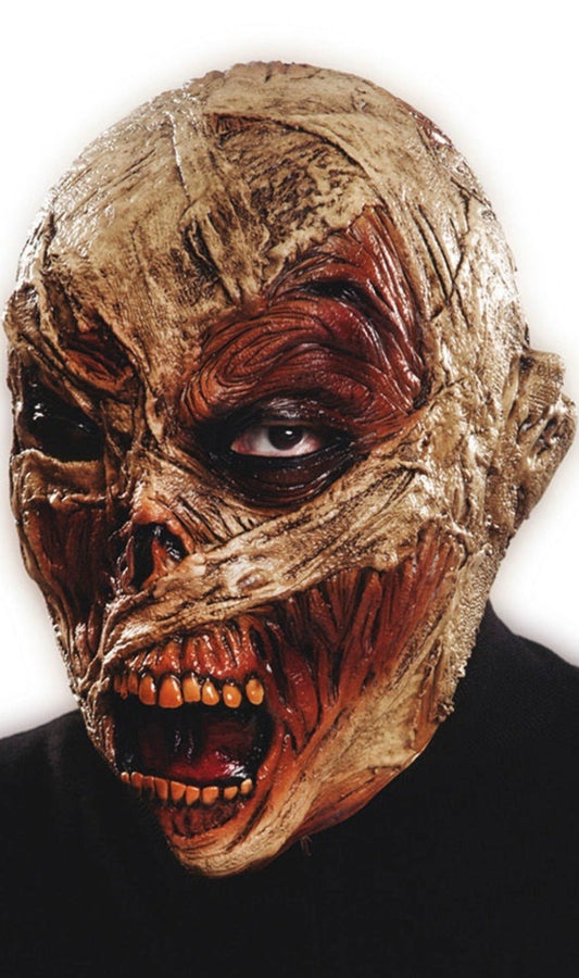 Grusel Mumie Maske aus Latex