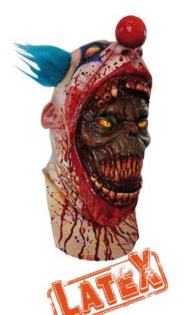 Clown-Alien-Maske aus Latex