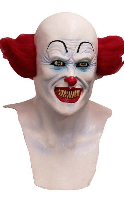 Übergeschnappter Clownmaske aus Latex