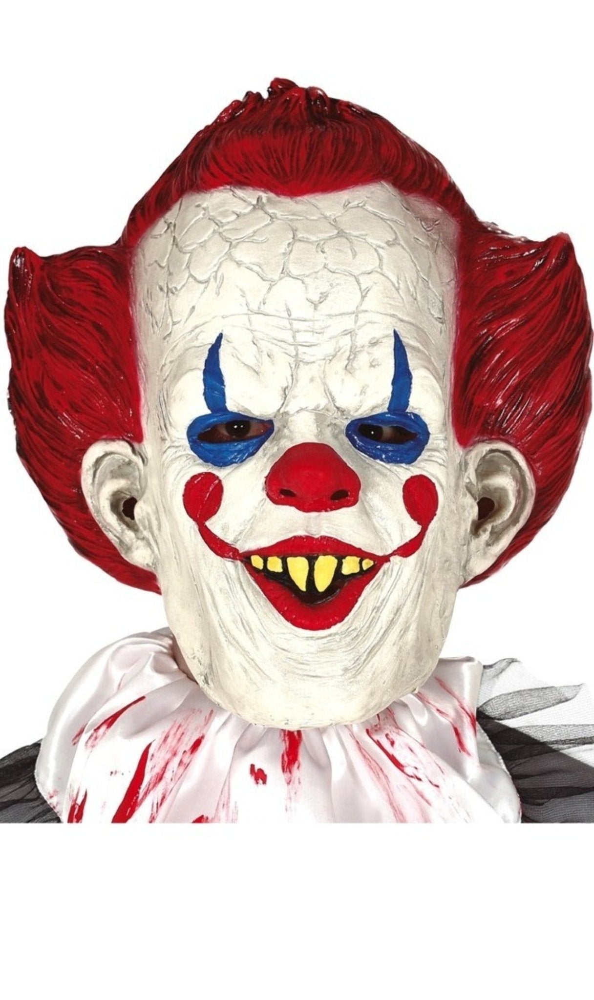 Finstere Clown Maske aus Latex