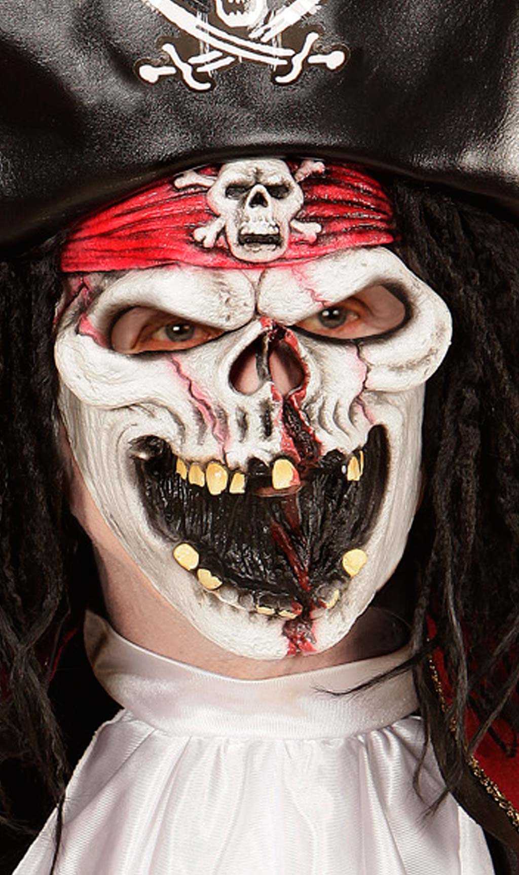Pirat Gespenst Latex Maske für Kinder
