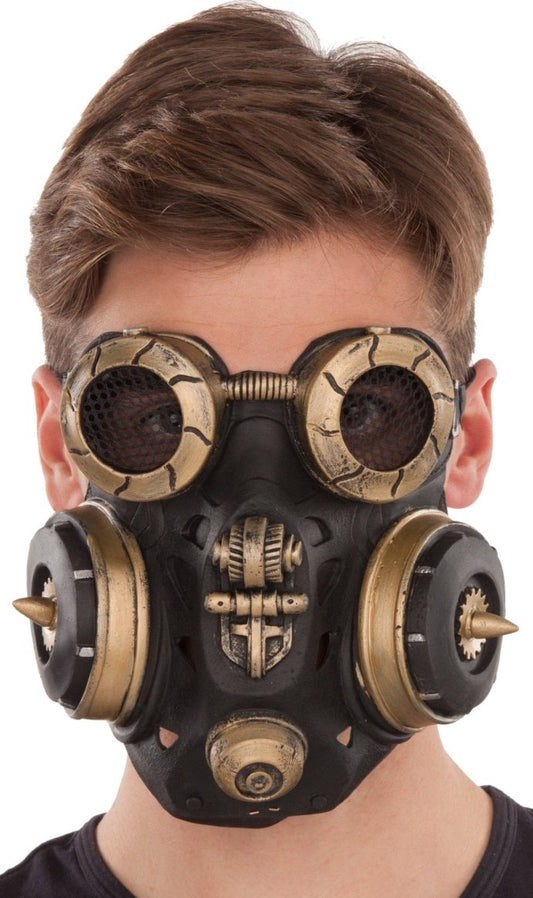 Steampunk Gasschutzmaske aus Latex