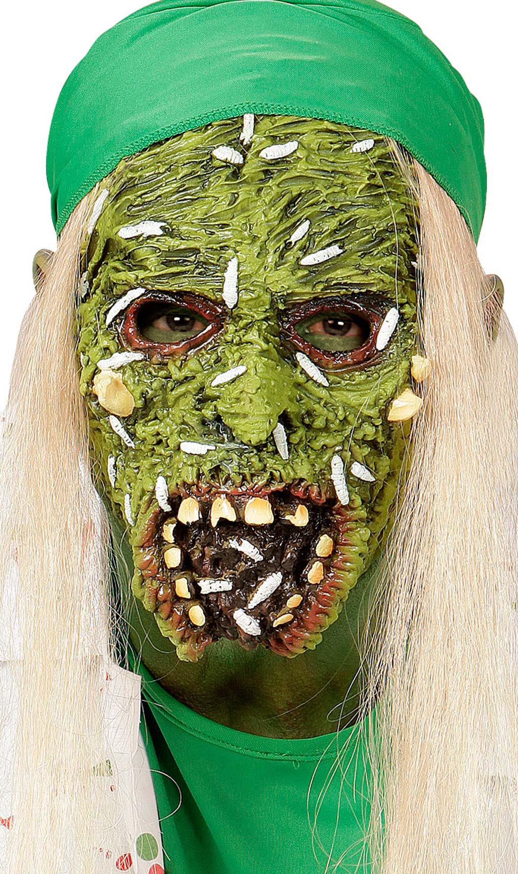 Giftige Zombie Latex Maske für Kinder