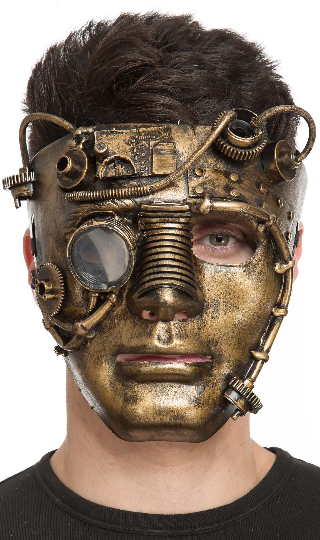 Steampunk Bronze Maske