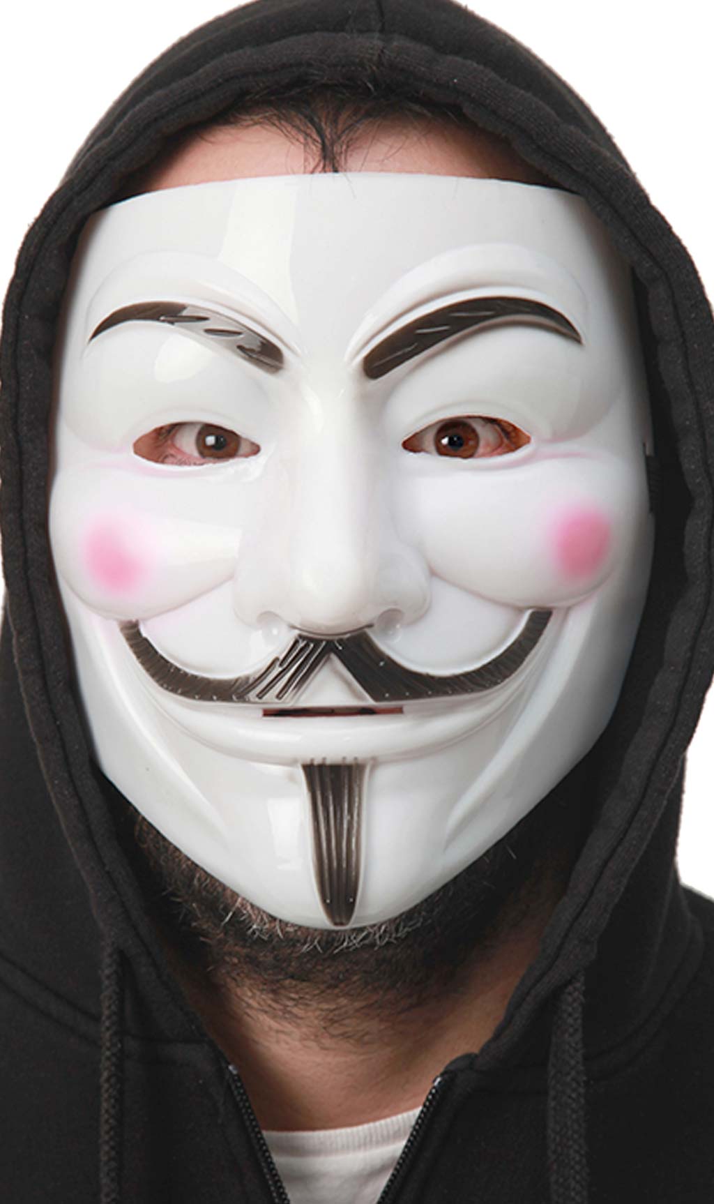 Maske von V Vendetta weiss