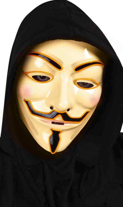 V de Vendetta Maske mit Licht