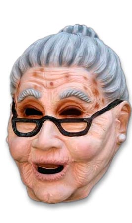 Grandma-Maske aus Latex