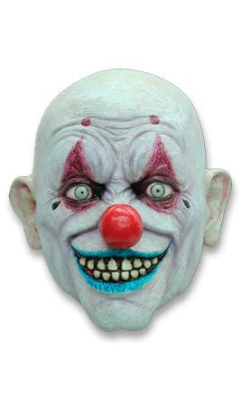 Böser-Clown-Maske aus Latex