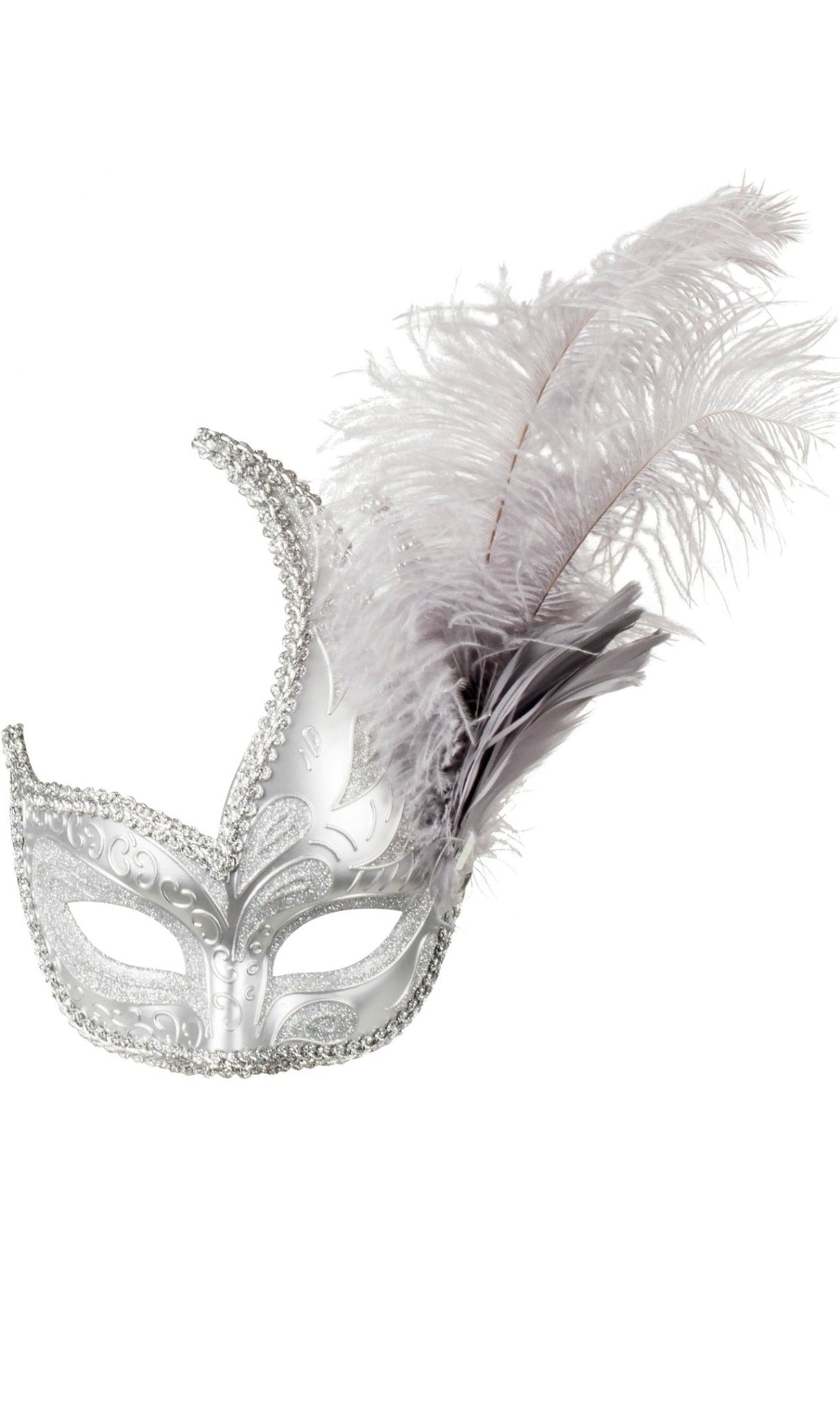 Venezianische Maske silber