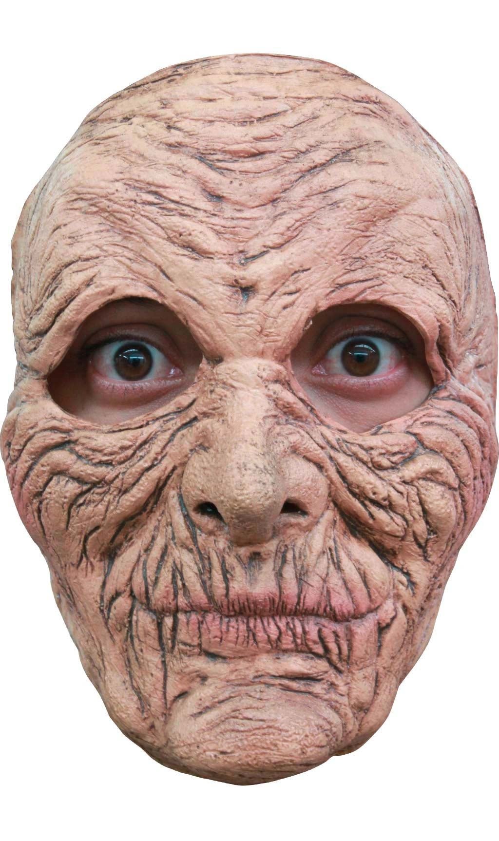 Runzelige Alte Mann Maske aus Latex