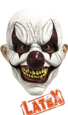 Spötter-Clown Maske aus Latex