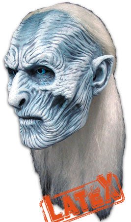 White Walker Latex-Maske