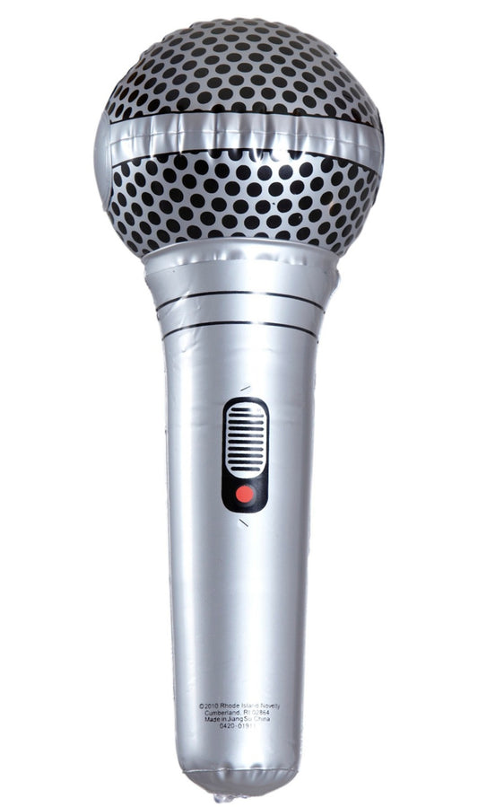 Mikrofon Aufblasbar grau