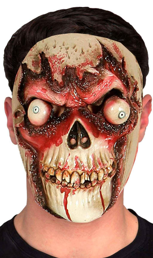 Zombie Bandagen Latex Maske