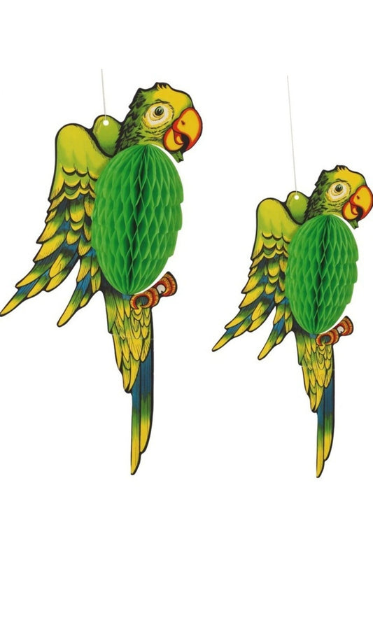 Pack  2 Stück Papagei Hängedeko