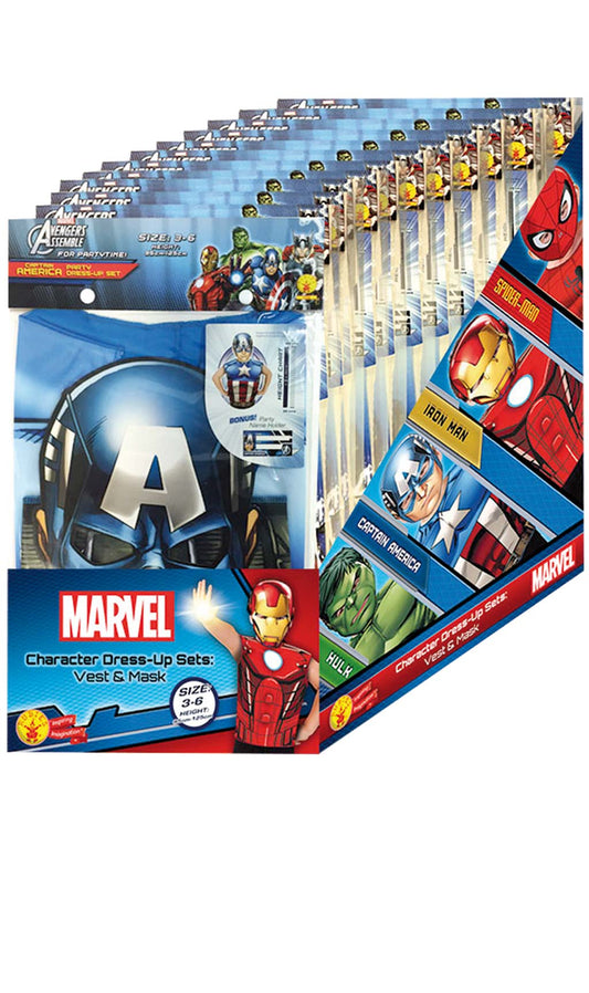 Pack de 4 Set Superhelden Avengers™ für Kinder