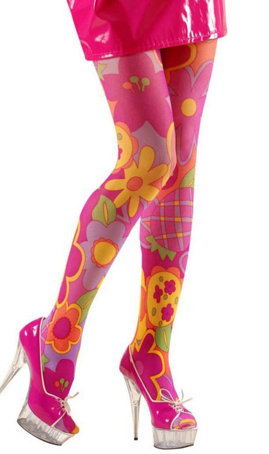 Feinstrumpfhose Flowers