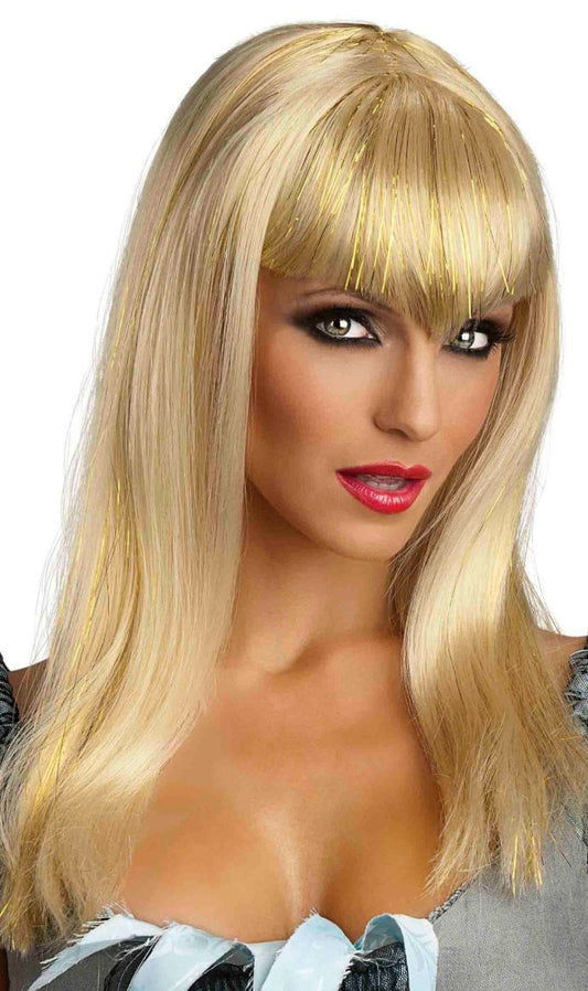 Perücke für freche Vampirin blond