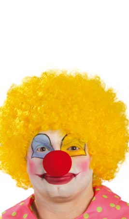 Clown Perücke farbig