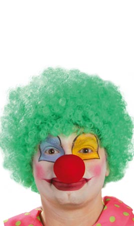 Clown Perücke farbig