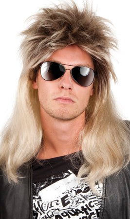 Perücke Rock blond