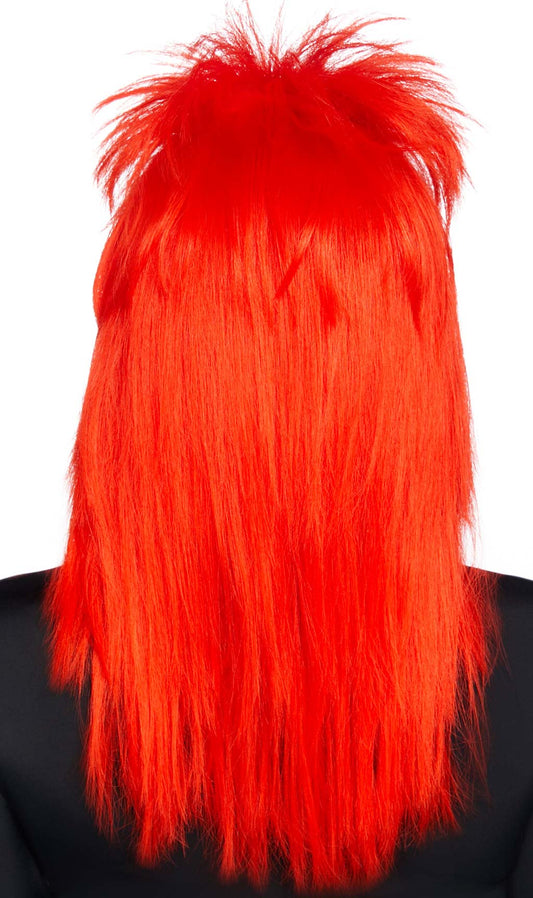Rote Perücke Rockstar Deluxe