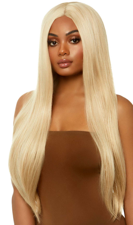 Perücke Blond Lang Deluxe