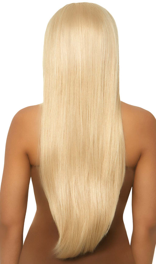 Perücke Blond Lang Deluxe