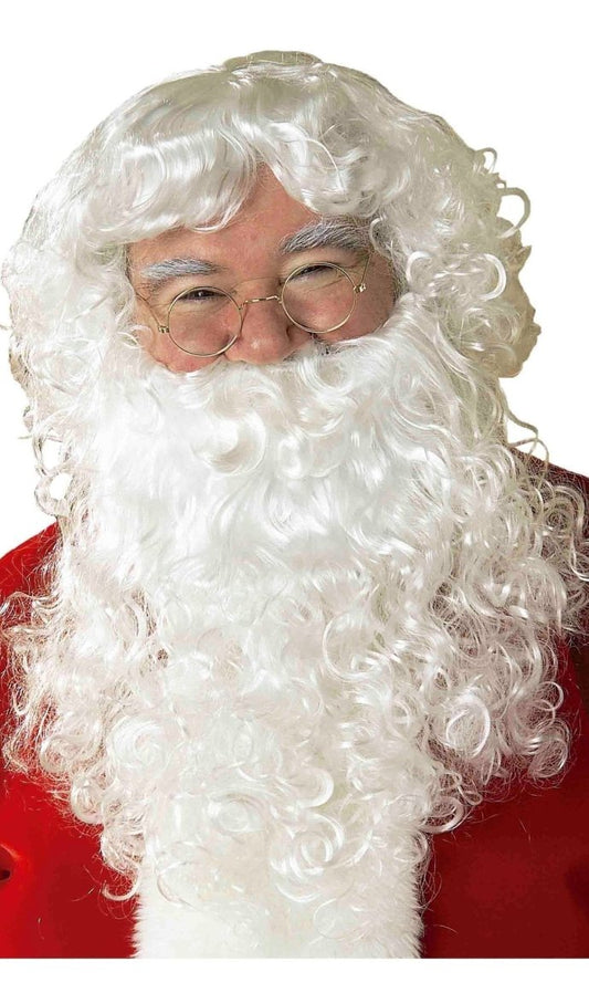 Weihnachtsmann Perücke und Bart Eco