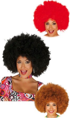 Afro Maxi-Perücke Farben