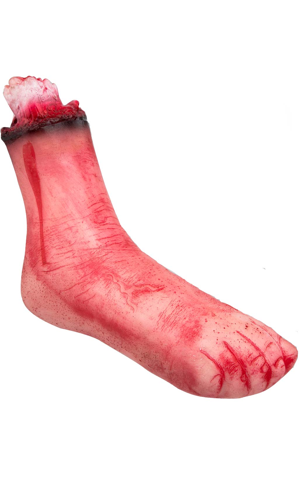 Blutiger Fuß amputiert
