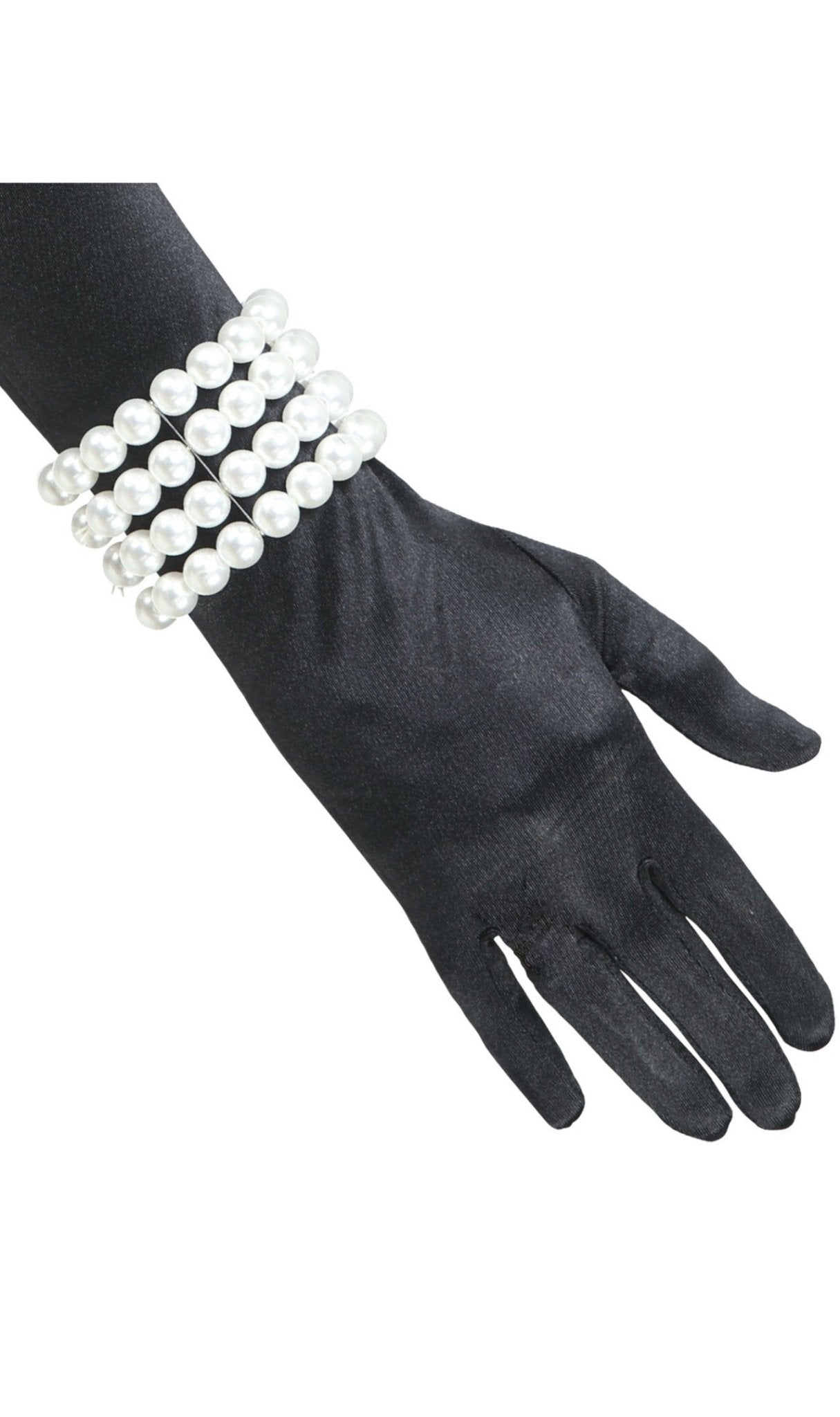 Perlen Armband Weiß
